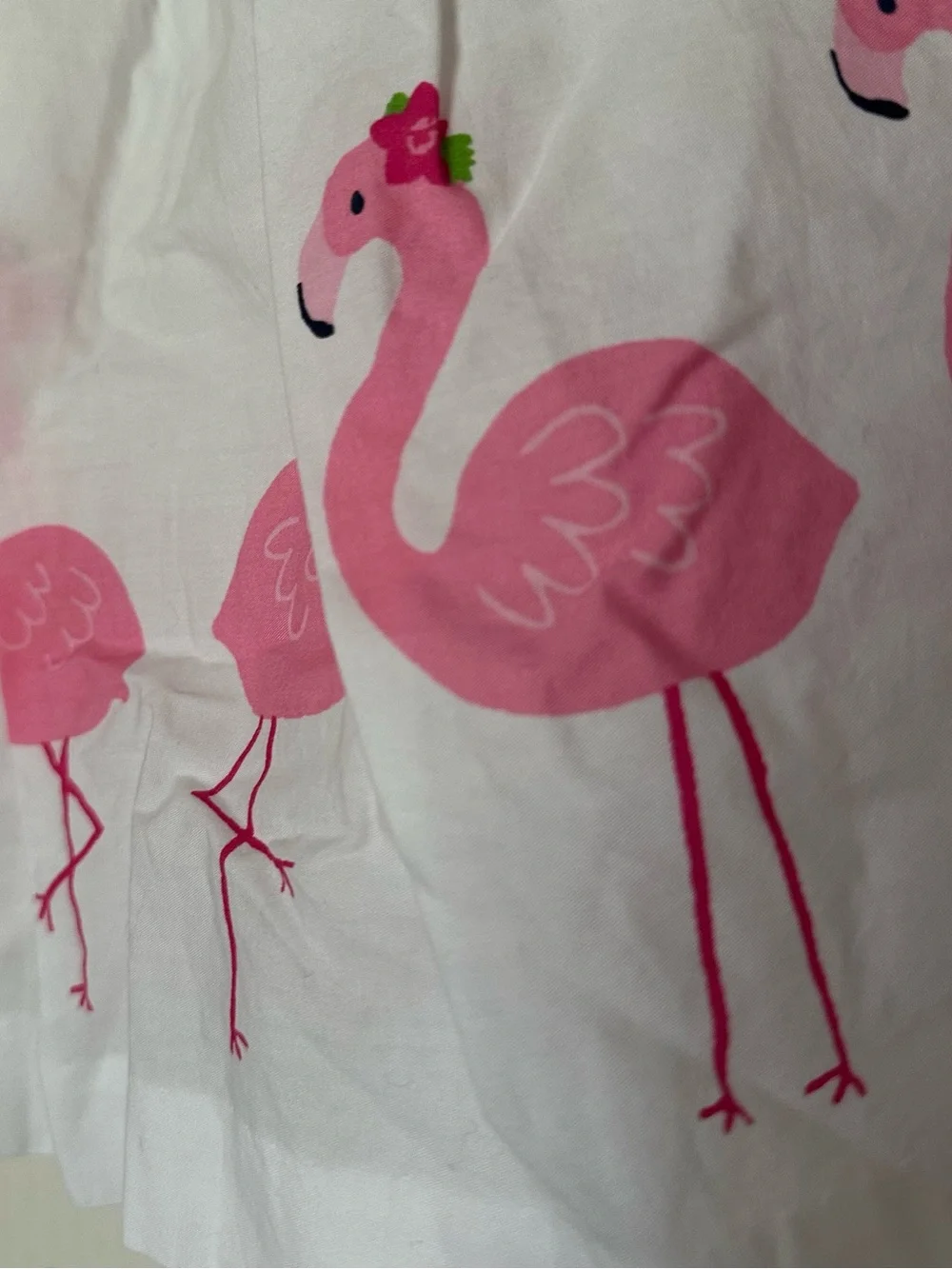 Gymboree Baby Flamingo Dress NWT Pink White Summer Sundress